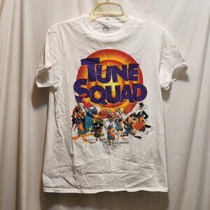 Space‎ Jam A New Legacy Tune Squad Daffy Duck Bugs Bunny White T-Shirt M
